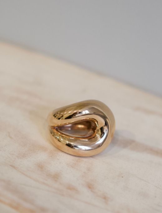 Anello Gondola Bronzo Rosa
